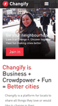 Mobile Screenshot of changify.org